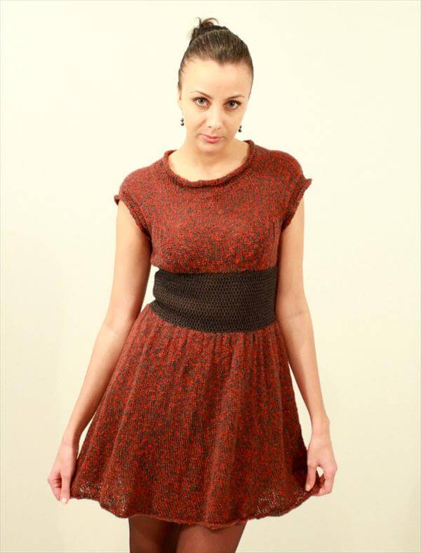 Red and Black Crochet Dress 101 Crochet Patterns