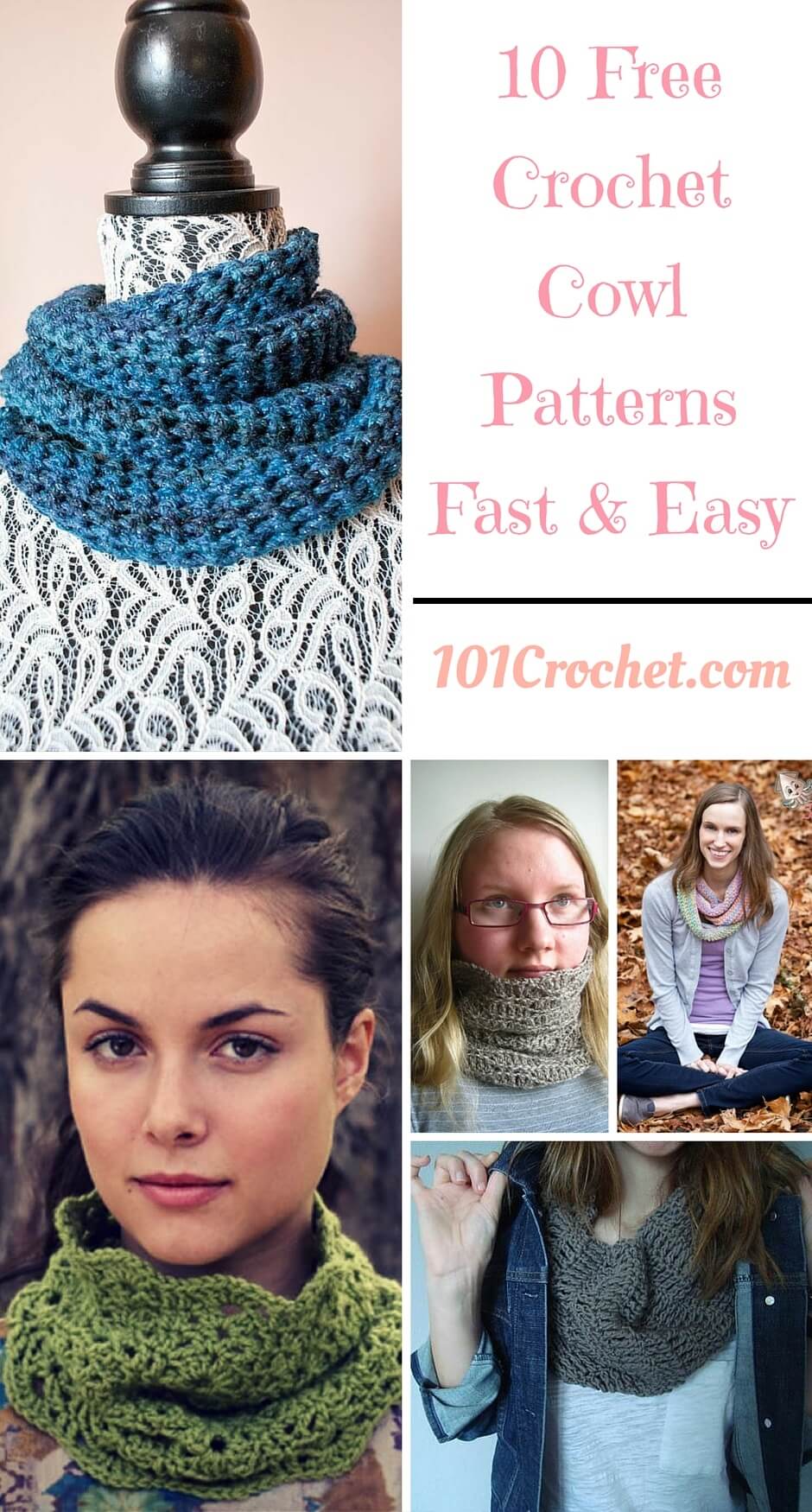 10 Free Crochet Cowl Patterns - Fast & Easy – 101 Crochet Patterns